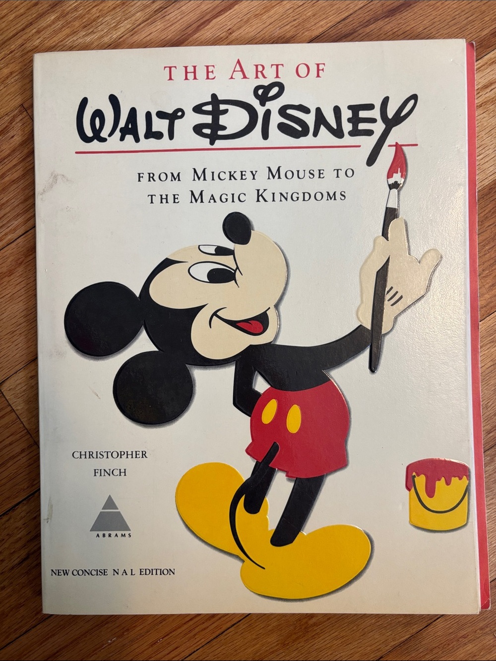 Disney The Art of Walt Disney Book - Black, Red, Yellow, White